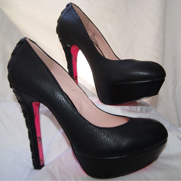 Betsey Johnson Shoes - Betsey Johnson Dita: Black Platform High Heel Pumps - Women's Fashion Heel